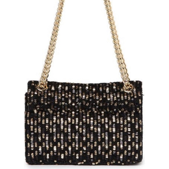 SOLD⛔️Authentic KURT GEIGER LONDON sequins Flap Crosby/shoulder bag - Picture 5 of 16